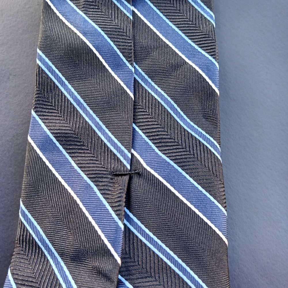 Cremieux tie black and blue